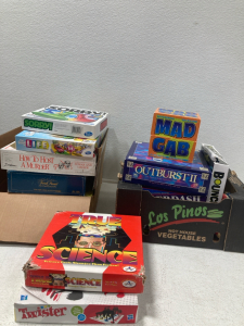 21 Assorted Board games (Sorry, Life, Twister, Trivial Pursuit)