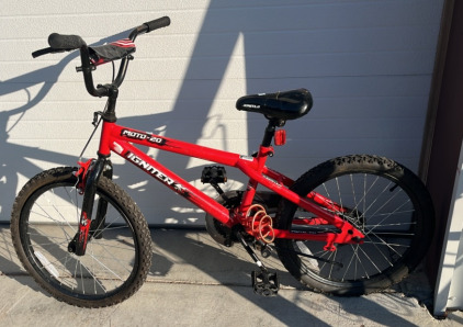 20” Red Moto-20 Igniter Kids Bike