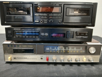 Onkyo TA RW311 Kenwood KT 54. Packed Bell 8 Track Sterio.