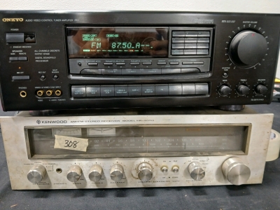 Onkyo model# TX-SV717PRO. Kenwood KR-4070