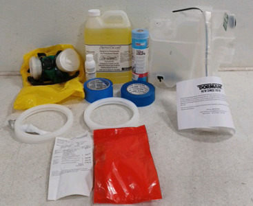 (1) Dorman's 603-034 Wiper Reservoir (1) Painter Mask (1) DipYourCar DipWash (1) Tape Drape (1) PreWash