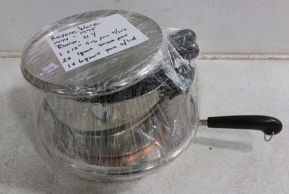 (1) ReverWare Pot & Pan Set - Circa 1974 - 1975 - Rome, New York - See Description