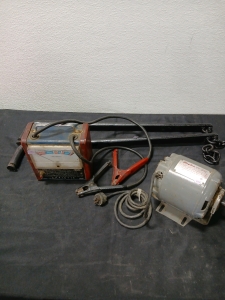 Christie Battery Tester. Dayton phase Motor. Tow Stabilizer Bars