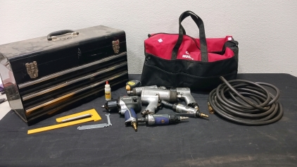 Kobalt Air Tools, Husky Tool bag, Misc Air tools and Tool Box
