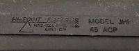Hi-Point Model JHP .45ACP Semi Automatic Pistol-- 440954 - 7