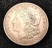 1921 Morgan Silver Dollar