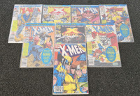 X-Men X-Cutioner's Song Parts 1-7, X-Men Xavier Files August 1992, Wolverine And Dealpool Nacklace