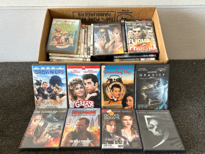 Box of DVD Movies