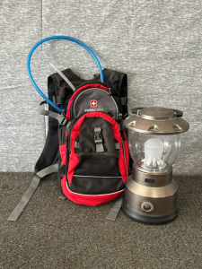 Swiss Gear Hydration Pack and Lamp