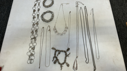 Assorted Silver Jewelry