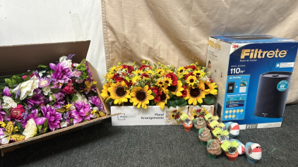 Room Air Purifier, Bath Bombs, & Flower Bushes