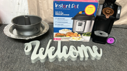 Instant Pot, Coffee Maker, Welcome Sign, & More!