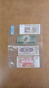 (4) Bills of Foreign Paper Money Currency