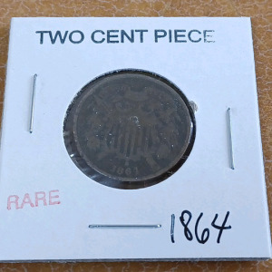 1864 Two Cent Piece