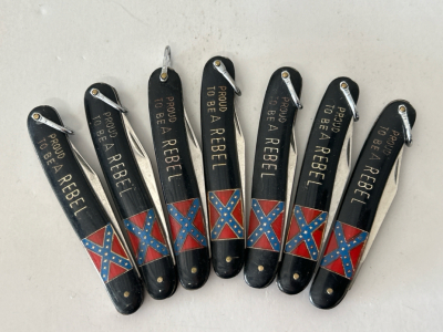 (6) Folding Rebel Knives