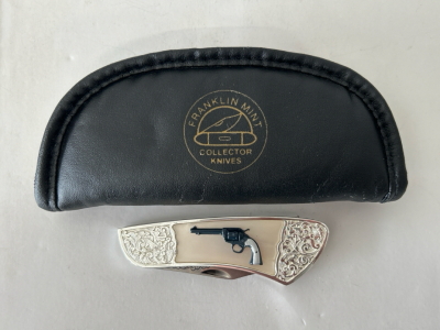 Franklin Mint Collector Knife with Case (Colt 1890 Bisley Model)