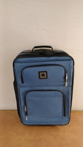 Blue "Leisure" Luggage Suitcase