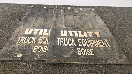 (1) Set of Utility Truck Equipment Boise Mud Flaps