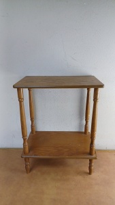 Wood End Table