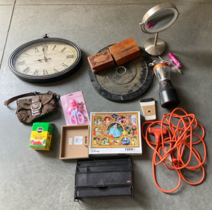Extension Cord, Clock, Jewelery Boxes and More!