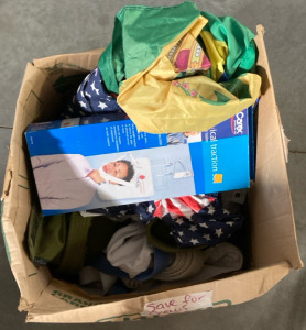 Box of Flags and Army Things