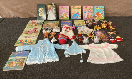 Childerens Books .. Knitted baby clothes.. Doll Shoes Christmas Ornaments&hellip; Christmas Tree Angel