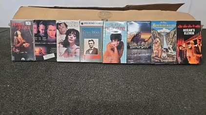 (1) Large Box of Approximately 50+ VHS Tapes