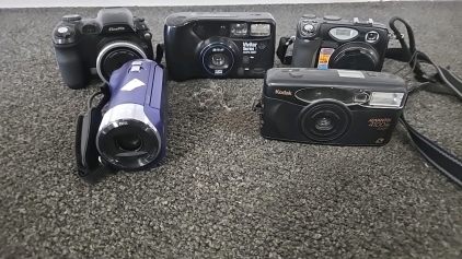 (1) Set of 5 Different Cameras