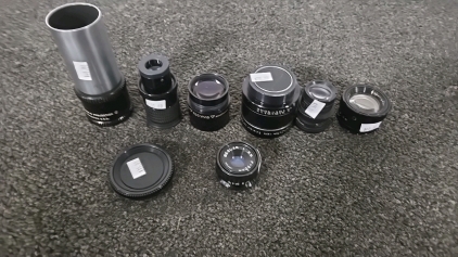 (1) Set of 7 Lenses (1) Lens Cap
