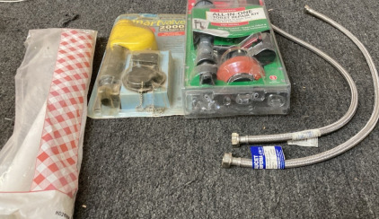 SMARTVALVE 2000 TOILET REPAIR KIT, UNIVERSAL ALL-IN-ONE TOILET REPAIR KIT, (2) WATER LINES.