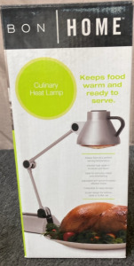 BON HOME CULINARY HEAT LAMP. BB2.