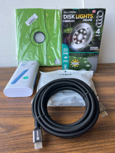 Whole Box Amazon Overstock, Disk Lights, HDMI Cables, Electric Toothbrush and Much more