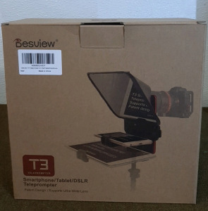 (1) Desview T3 Smartphone/ Tablet/DSLR Teleprompter & (1) HDMI KVM Switch
