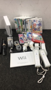 Wii Consule And Many Accessories And Games