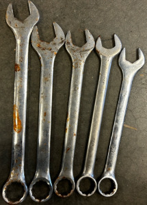 Multiple Combination Wrenchs