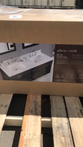 Allen and Roth 61” Vanity Top