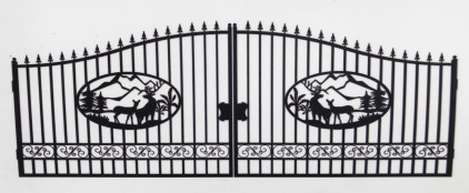 20ft Bi-Parting Iron Gate