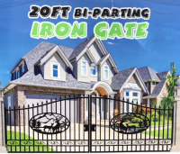 20ft Bi-Parting Iron Gate - 2