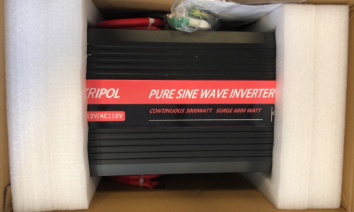 Kripol Pure Sine Wave Inverter-Continuous 3000WATT Surge 6000WATT