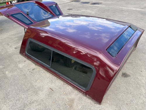 Burgundy Camper Shell