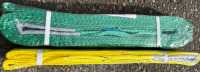 (1) Red 4M, (1) Gray 4M, (1) Yellow 2M, (1) Green 6M Duplex Polyester Webbing Flat/ Webbing Sling - 4