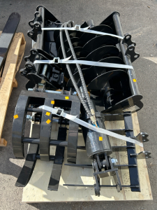 Pallet of Skid Steer Parts and Attachments