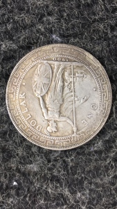 UK 1900 Silver Dollar