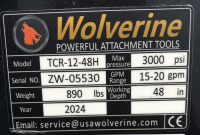 New 2023 Wolverine Hydraulic Trencher Model: TCR-12-48H - 7