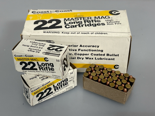 Partial Box of Coast to Coast .22 Long Rifle 40 Gr. Ammo