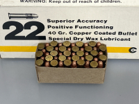 Partial Box of Coast to Coast .22 Long Rifle 40 Gr. Ammo - 2