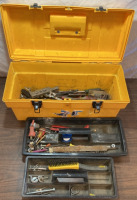 Stack-On Tool Box w/ Various Tools