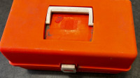 Black And Decker Drill, And Little Orange Tool Box - 4