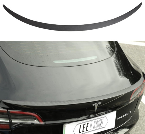 Real Carbon Fiber Spoiler For Tesla Model Y. Rear Lup Trunk Matte Spoiler