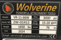 New 2023 Wolverine Vibratory Roller, for Full Size Skid Steer Model: VR-11-66W - 6